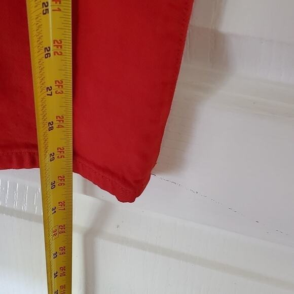 NEW BANANA republic size 30p petite red skinny jeans - Picture 6 of 8